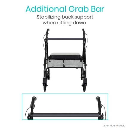 Bariatric Rollator - Vive - Wasatch Medical Supply