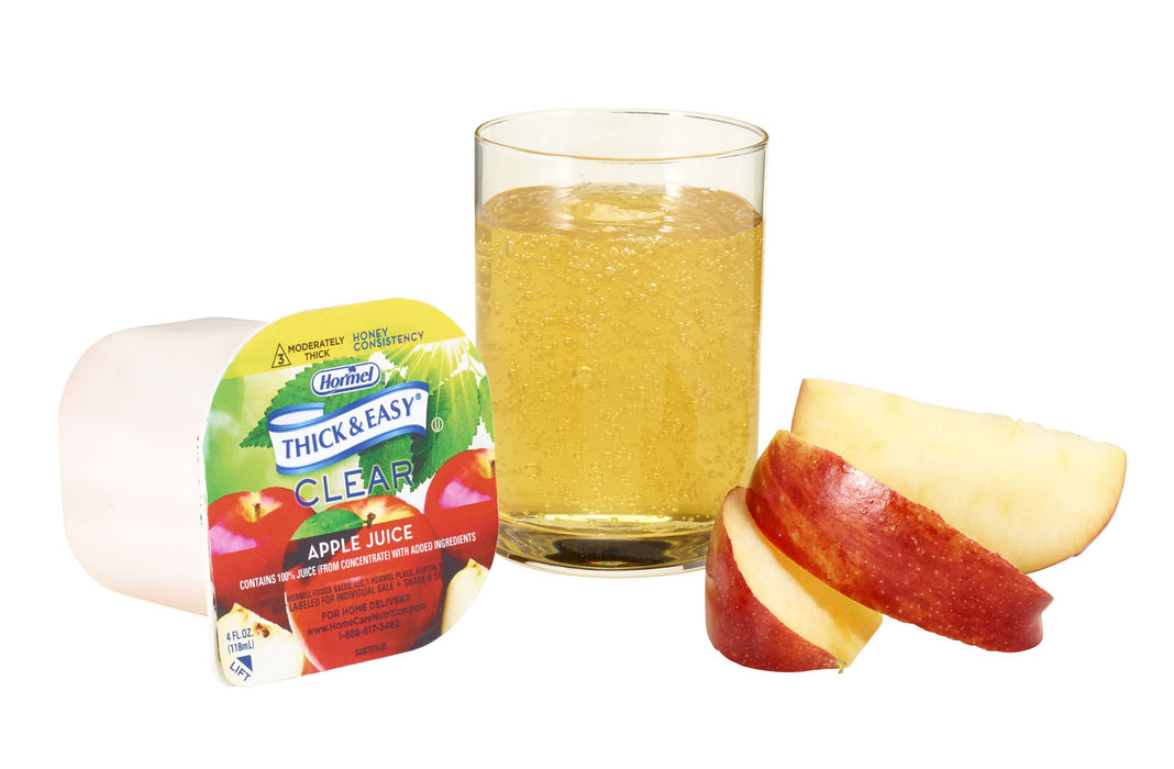 Thick & Easy® Clear Honey Consistency Apple Thickened Beverage, 4 oz. Cup