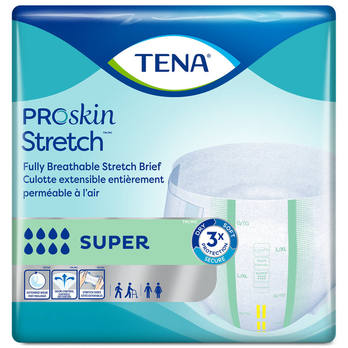 Tena® Stretch™ Super Incontinence Brief, Medium | Case-2 | 670604_CS