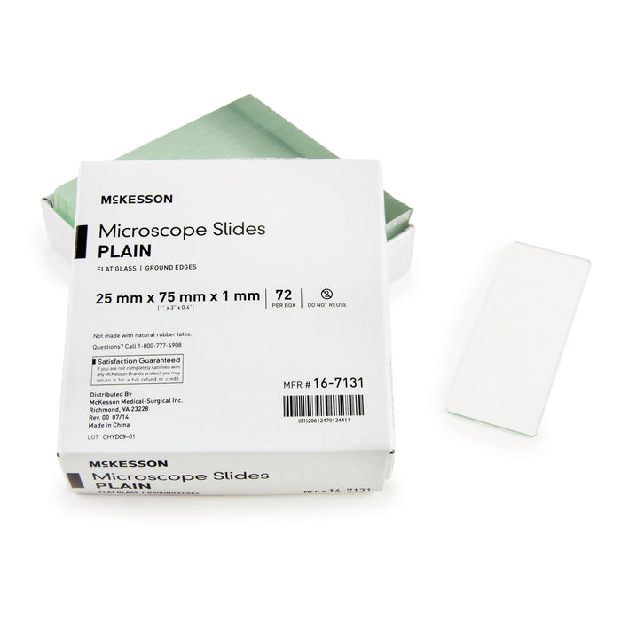 Lab & Scientific Supplies>Laboratory Glassware & Plasticware>Microscope Slides - McKesson - Wasatch Medical Supply