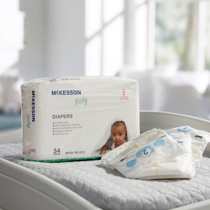 Baby & Youth>Diapering>Baby Diapers - McKesson - Wasatch Medical Supply