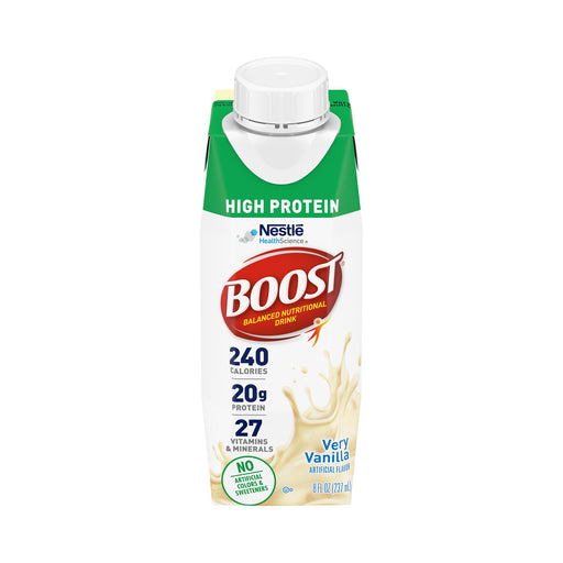 Boost® High Protein Vanilla Oral Supplement, 8 oz. Bottle | Case-24 | 1178523_CS