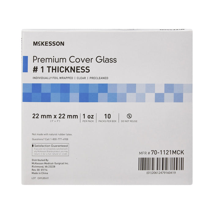 Lab & Scientific Supplies>Laboratory Glassware & Plasticware>Slide Cover Slips - McKesson - Wasatch Medical Supply