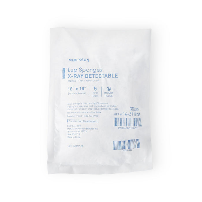 McKesson Laparotomy Sponge, 18 x 18 Inch | Case-40 | 291446_CS