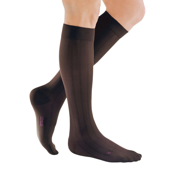 mediven for men classic 20-30 mmHg Calf High Closed Toe Compression Stockings