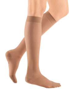 mediven sheer & soft 8-15 mmHg Calf High Closed Toe Compression Stockings