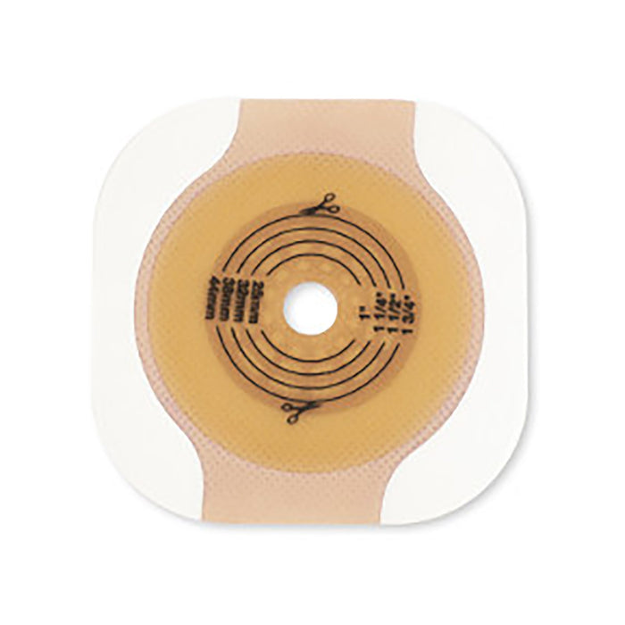 New Image Flat CeraPlus Skin Barrier, Extended Wear, Beige, 2.25" Flange, 1.75" Opening