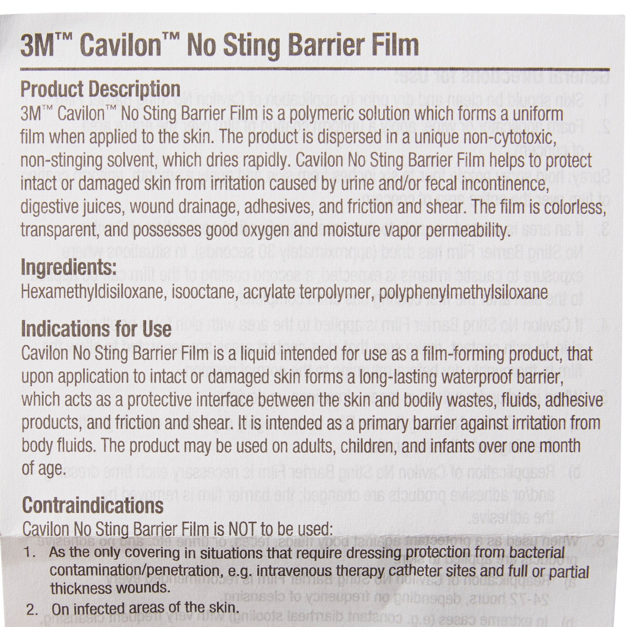 3M Cavilon No Sting Barrier Film