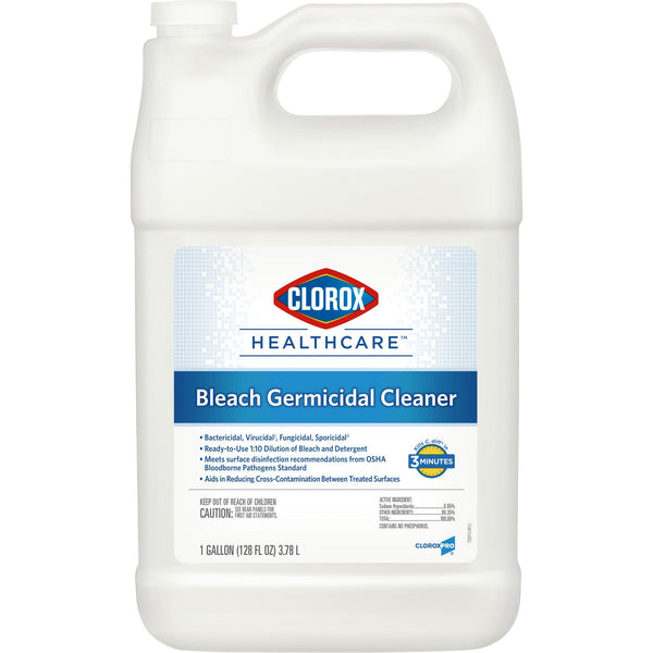 Clorox® Healthcare® Bleach Germicidal Cleaner, 1 gal Jug | Part # 68978 ...