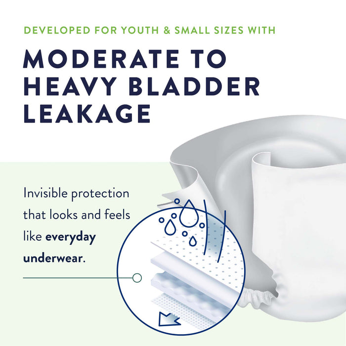 Prevail® Maximum Incontinence Brief, Extra Small (Youth)