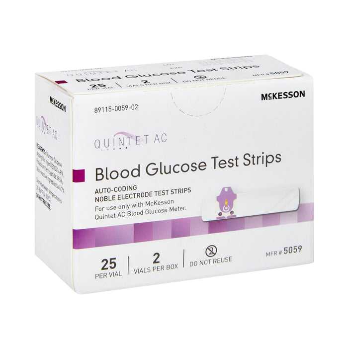 Diagnostic>Diabetes Supply>Glucose Meter Test Strips - McKesson - Wasatch Medical Supply