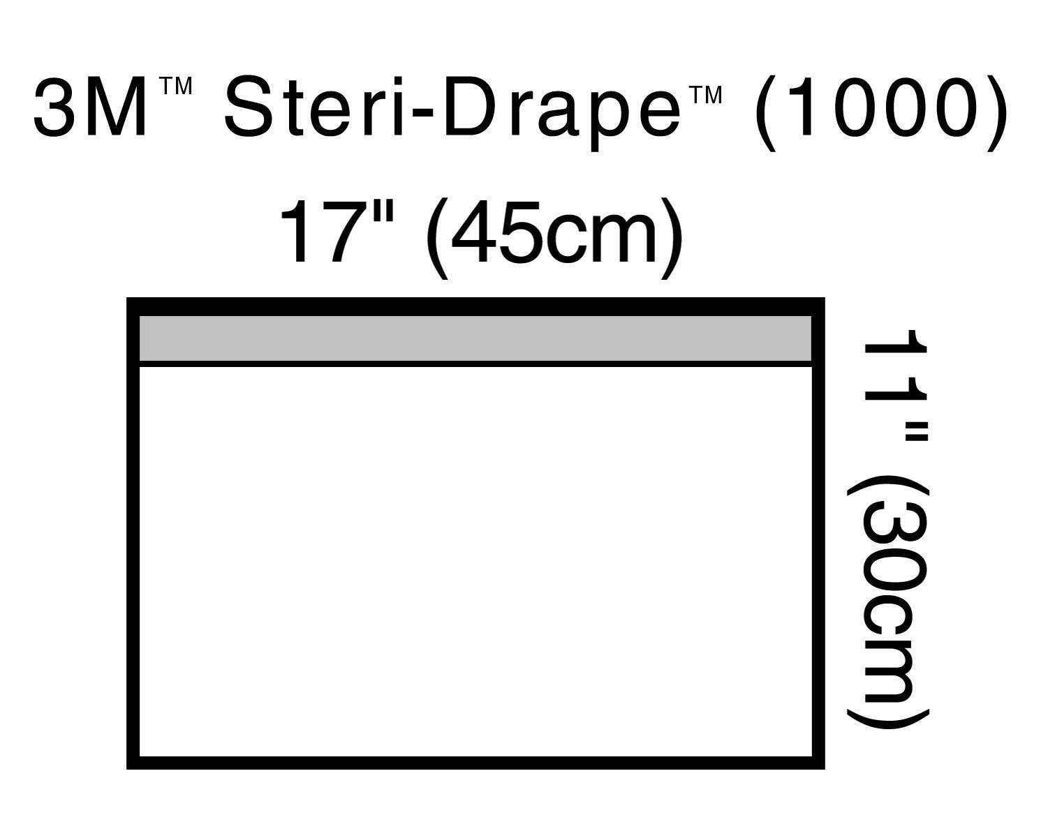 3M Steri-Drape, Adhesive, Plastic, Transparent | Box-10 | 5713_BX