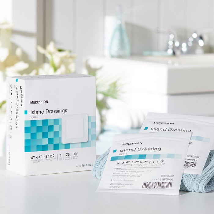 Wound Care>Gauze>Island Dressings - McKesson - Wasatch Medical Supply