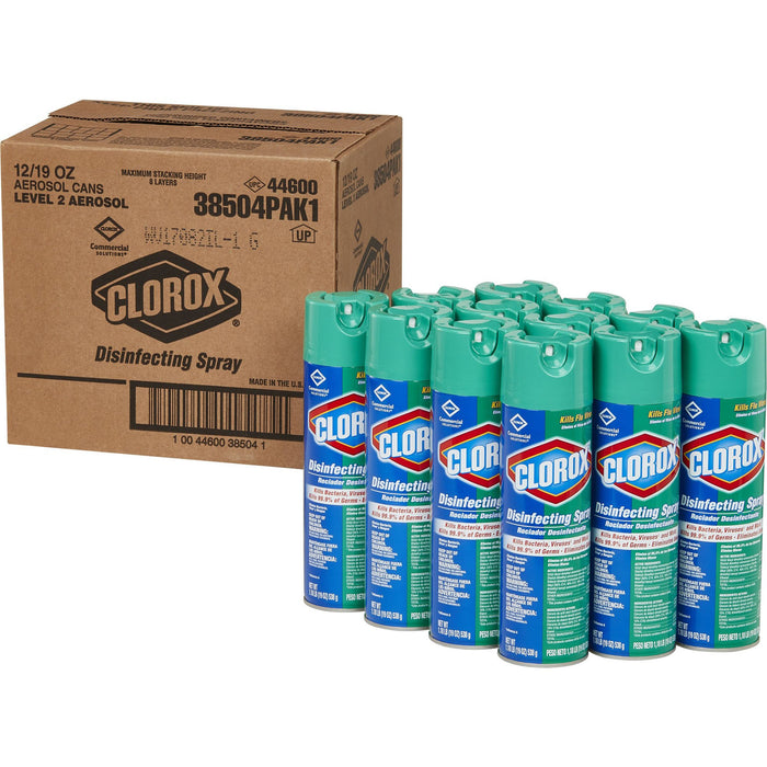 Clorox® Surface Disinfectant Spray, 19 oz Aerosol Can