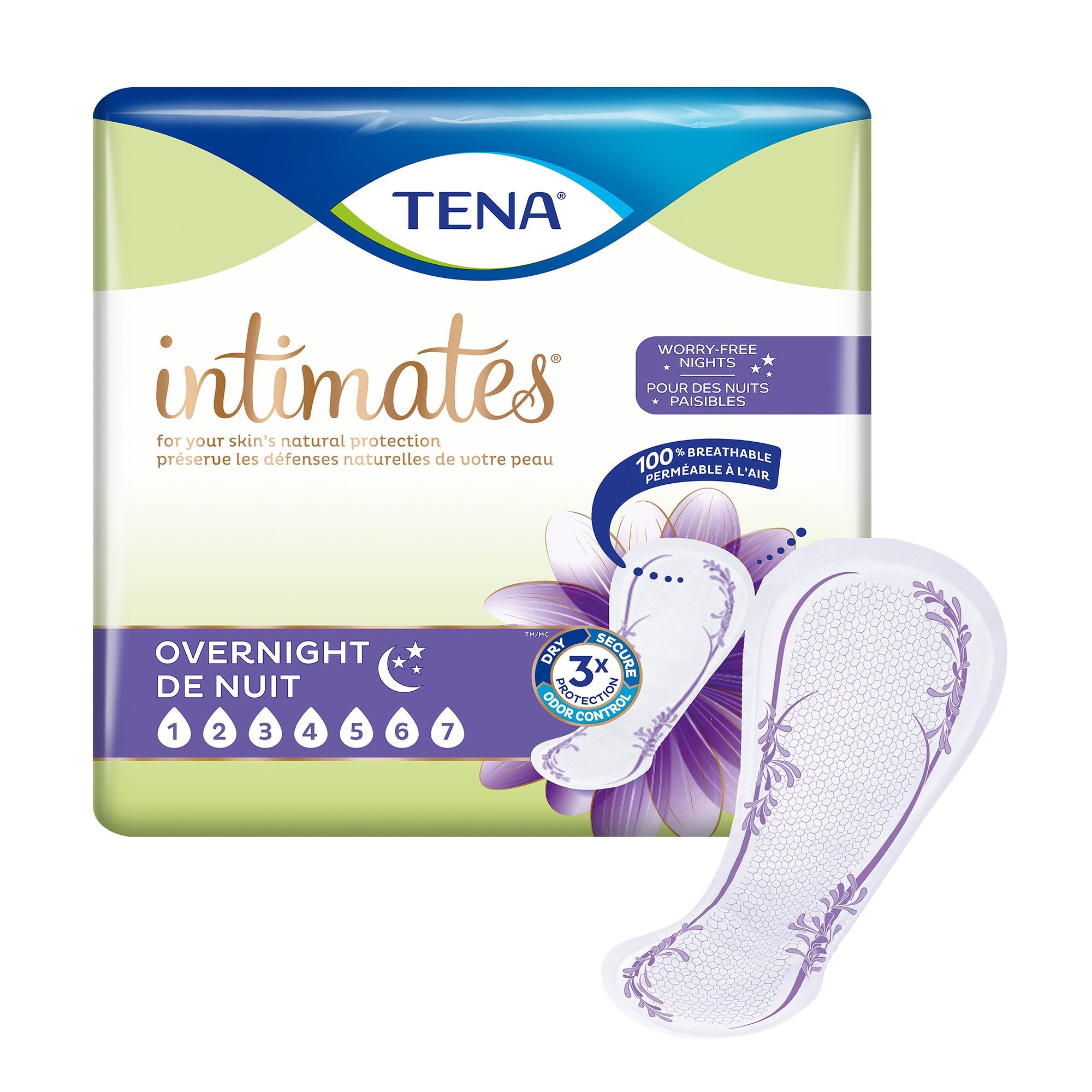 Tena® Intimates™ Overnight Bladder Control Pad, 16-Inch Length