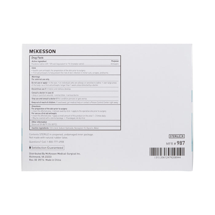 Wound Care>Wound & Skin Prep>Applicators & Swabsticks - McKesson - Wasatch Medical Supply