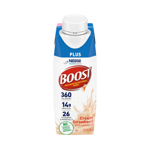 Boost Plus® Strawberry Oral Supplement, 8 oz. Carton | Case-24 | 1178525_CS