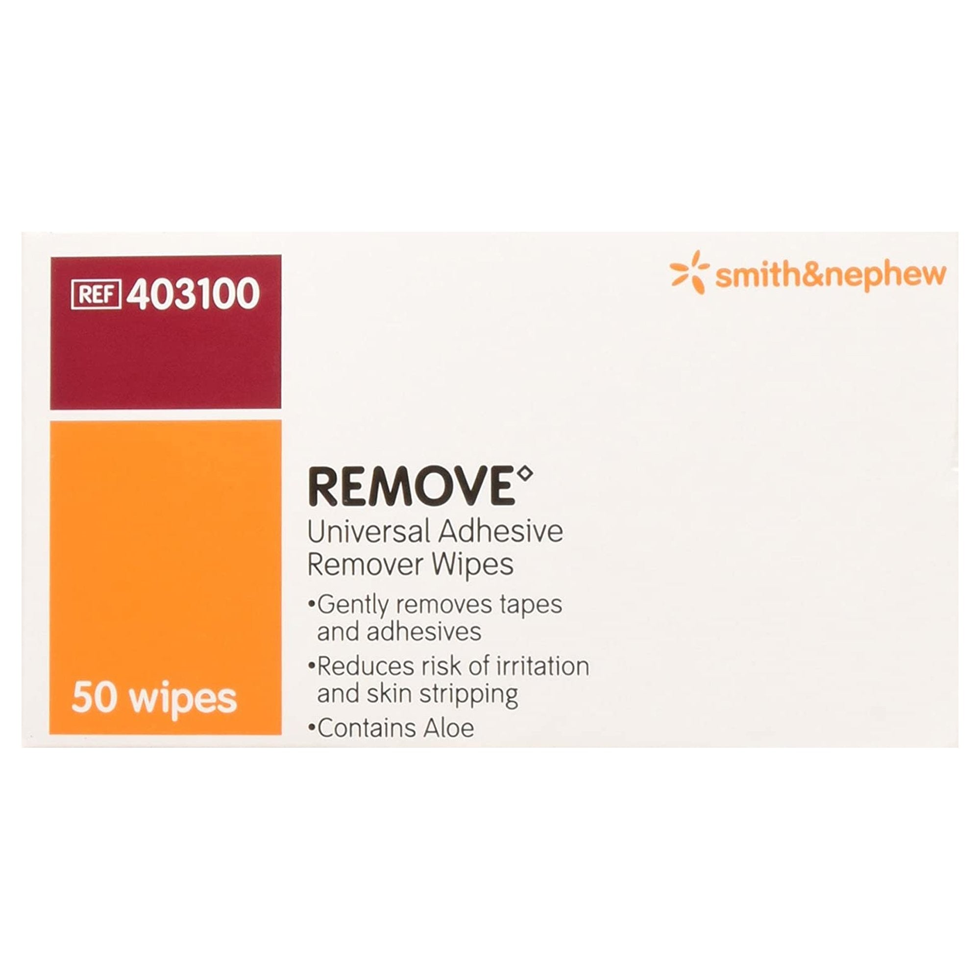 Remove™ Adhesive Remover, 2½ x 2½ Inch Wipe