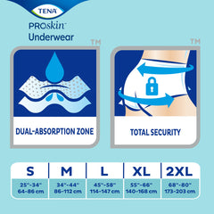 Tena® Ultimate-Extra Absorbent Underwear, Large