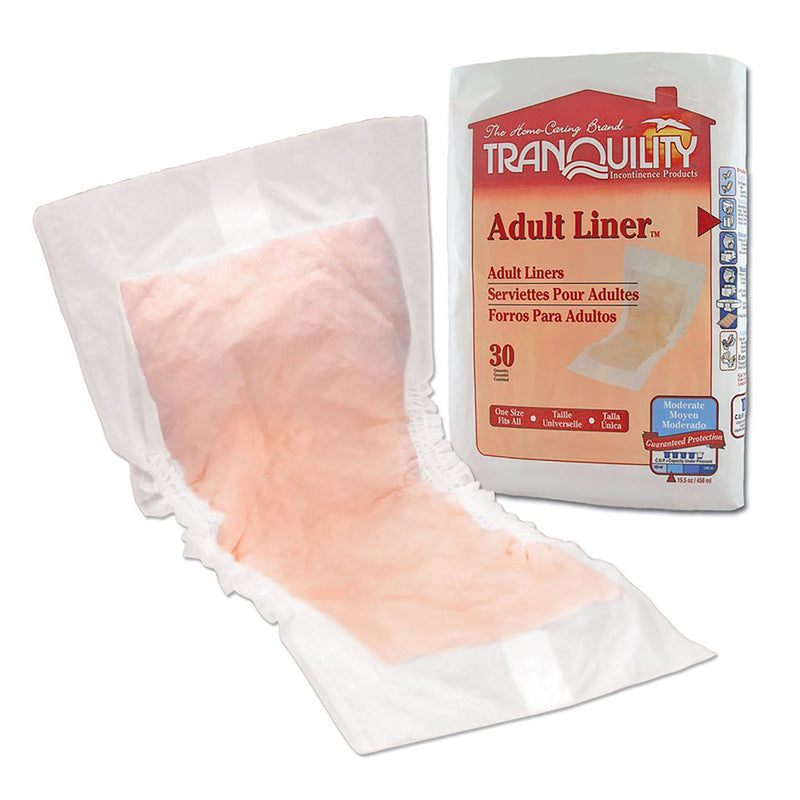 Tranquility® Moderate Incontinence Liner, 9 x 24 Inch | Bag-30 | 435845_BG