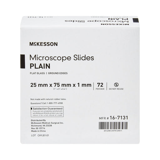 Lab & Scientific Supplies>Laboratory Glassware & Plasticware>Microscope Slides - McKesson - Wasatch Medical Supply