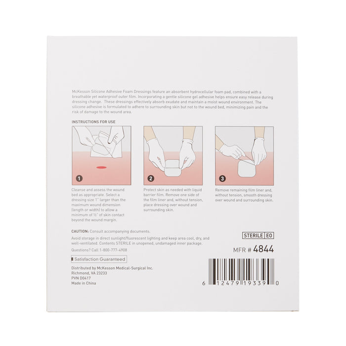 Wound Care>Wound Dressings>Foams - McKesson - Wasatch Medical Supply