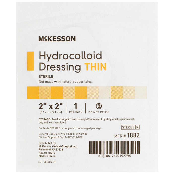 Wound Care>Wound Dressings>Hydrocolloids - McKesson - Wasatch Medical Supply