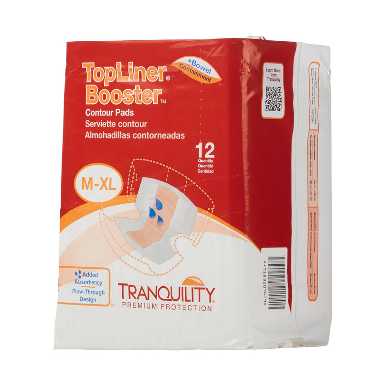 Tranquility® Top Liner® Added Absorbency Incontinence Booster Pad, 13½ x 21½ Inch | Bag-1 | 491366_BG