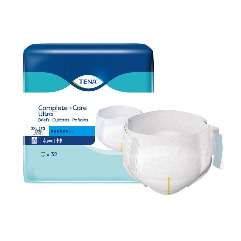 TENA Complete +Care Ultra™ Incontinence Brief, 2X-Large | Case-64 | 1198444_CS