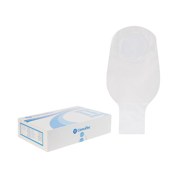 Sur-Fit Natura Two-Piece Colostomy Pouch Drainable, Vinyl, 12 Inch Length, 2¾ Inch Flange, Transparent | Box-10 | 325423_BX