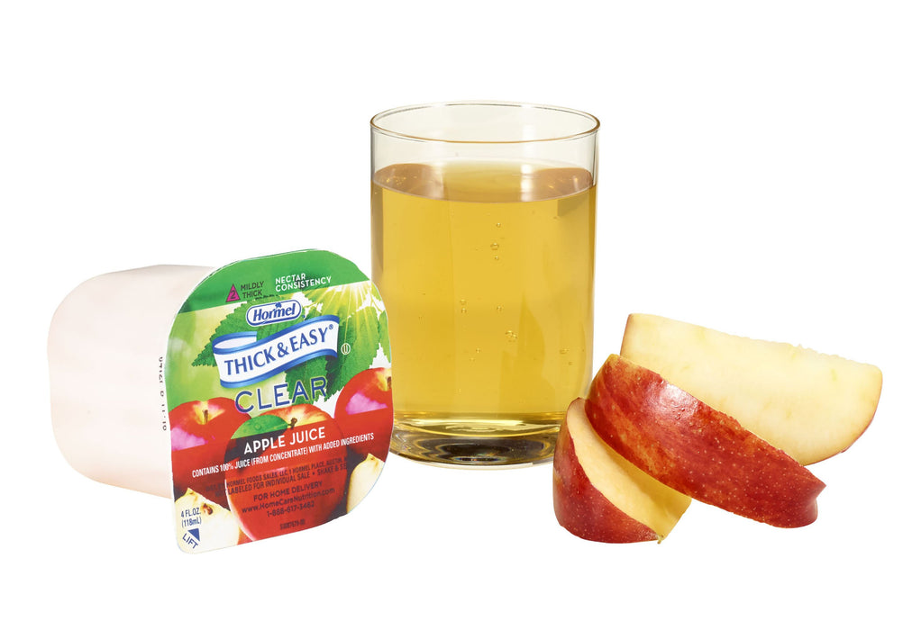 Thick & Easy® Clear Nectar Consistency Apple Thickened Beverage, 4 oz. Cup