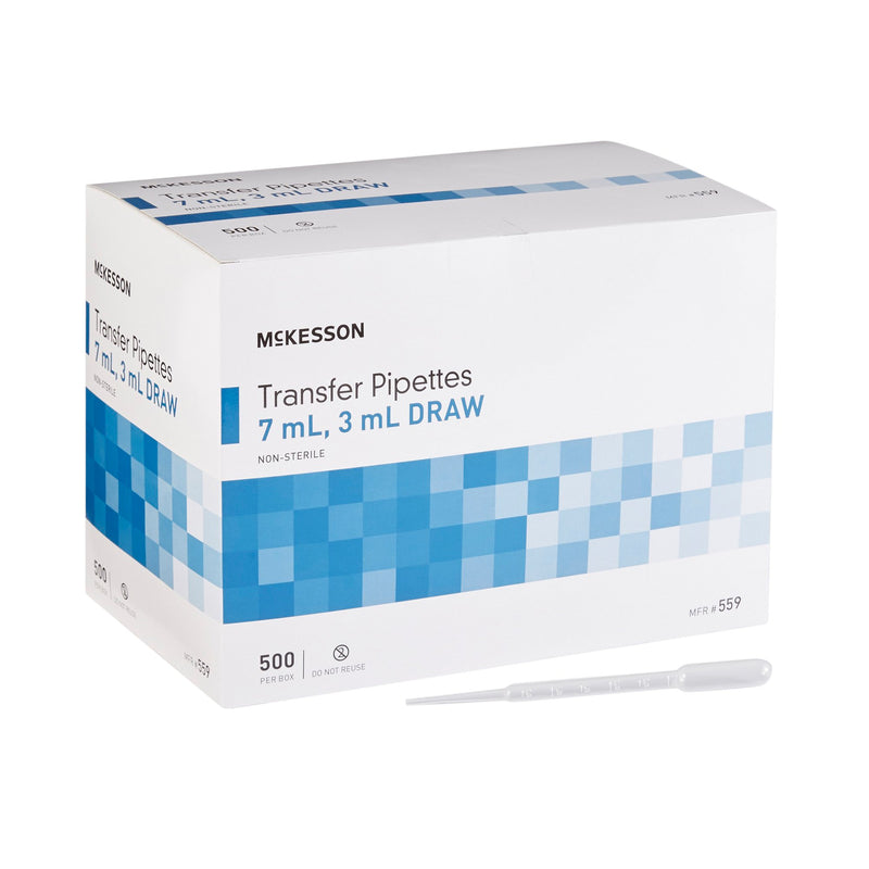 McKesson 7.5 mL Non-Sterile LDPE Transfer Pipette | Box-1 | 911826_BX
