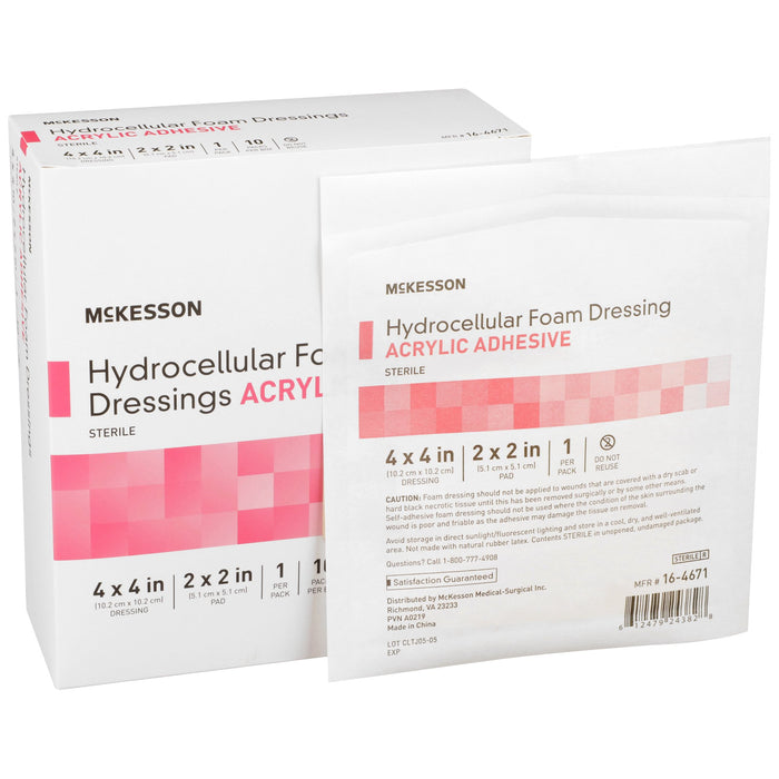 Wound Care>Wound Dressings>Foams - McKesson - Wasatch Medical Supply