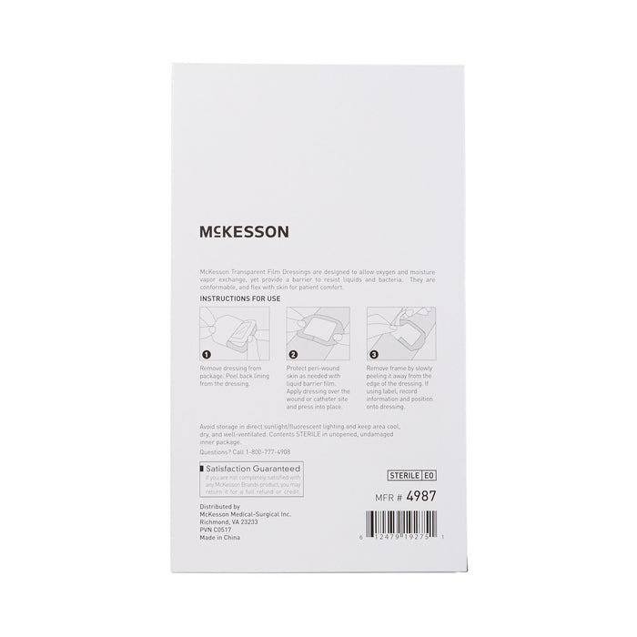 Wound Care>Wound Dressings>Transparent Dressings - McKesson - Wasatch Medical Supply