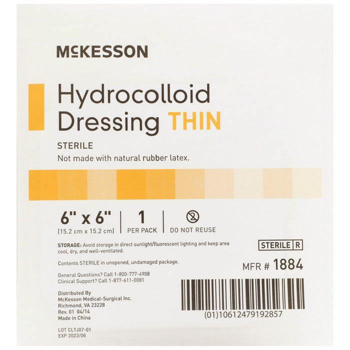 Wound Care>Wound Dressings>Hydrocolloids - McKesson - Wasatch Medical Supply