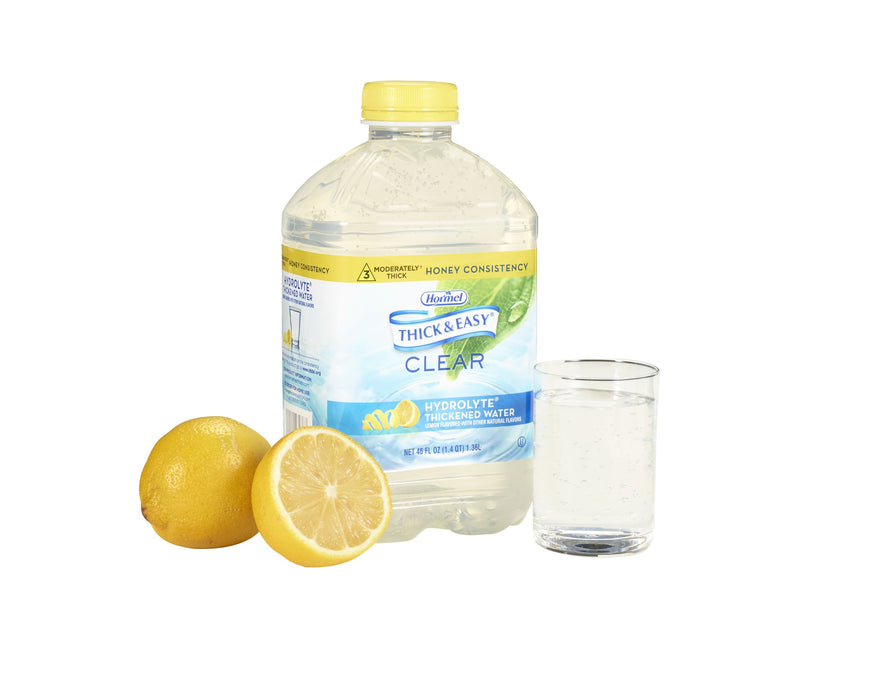 Thick & Easy® Hydrolyte® Honey Consistency Lemon Thickened Water, 46 oz. Bottle