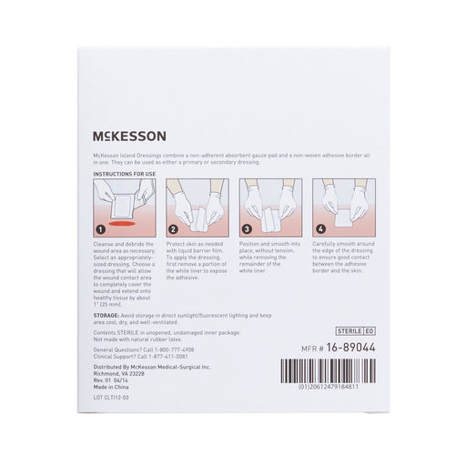 Wound Care>Gauze>Island Dressings - McKesson - Wasatch Medical Supply