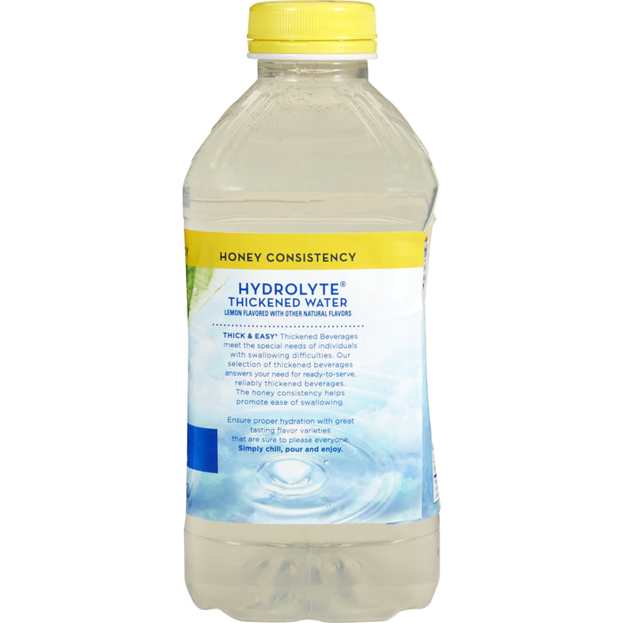 Thick & Easy® Hydrolyte® Honey Consistency Lemon Thickened Water, 46 oz. Bottle