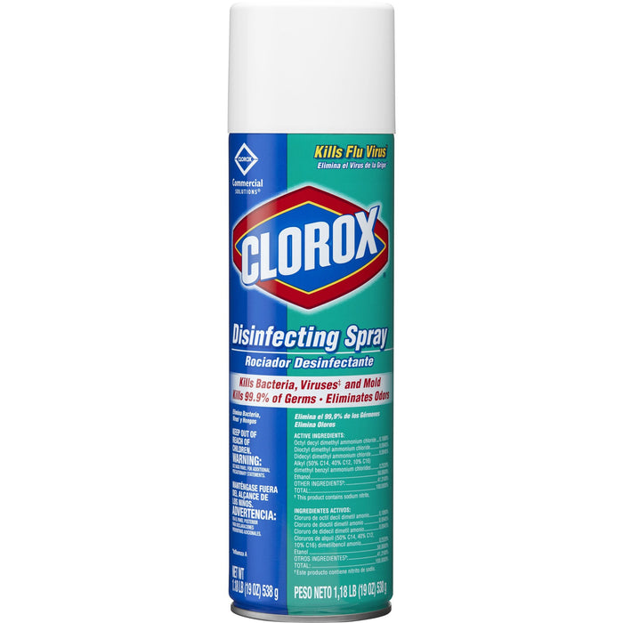 Clorox® Surface Disinfectant Spray, 19 oz Aerosol Can | Case-12 | 585450_CS