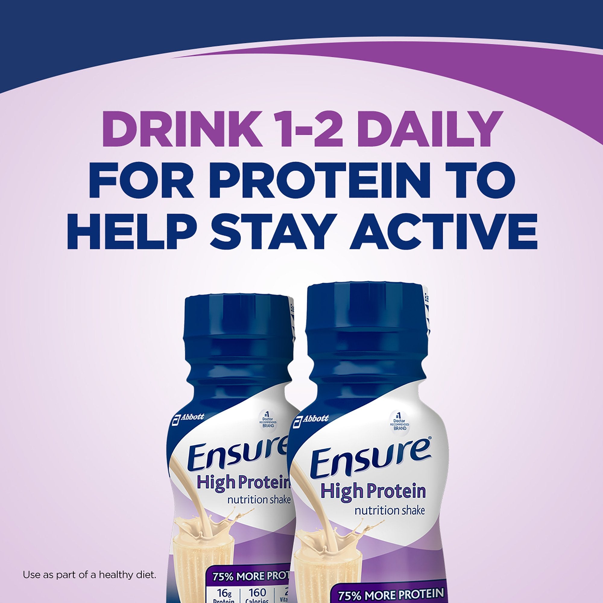 Ensure® High Protein Therapeutic Nutrition Shake Vanilla Oral Protein Supplement, 8 oz. Bottle | Each(1) | 979611_EA