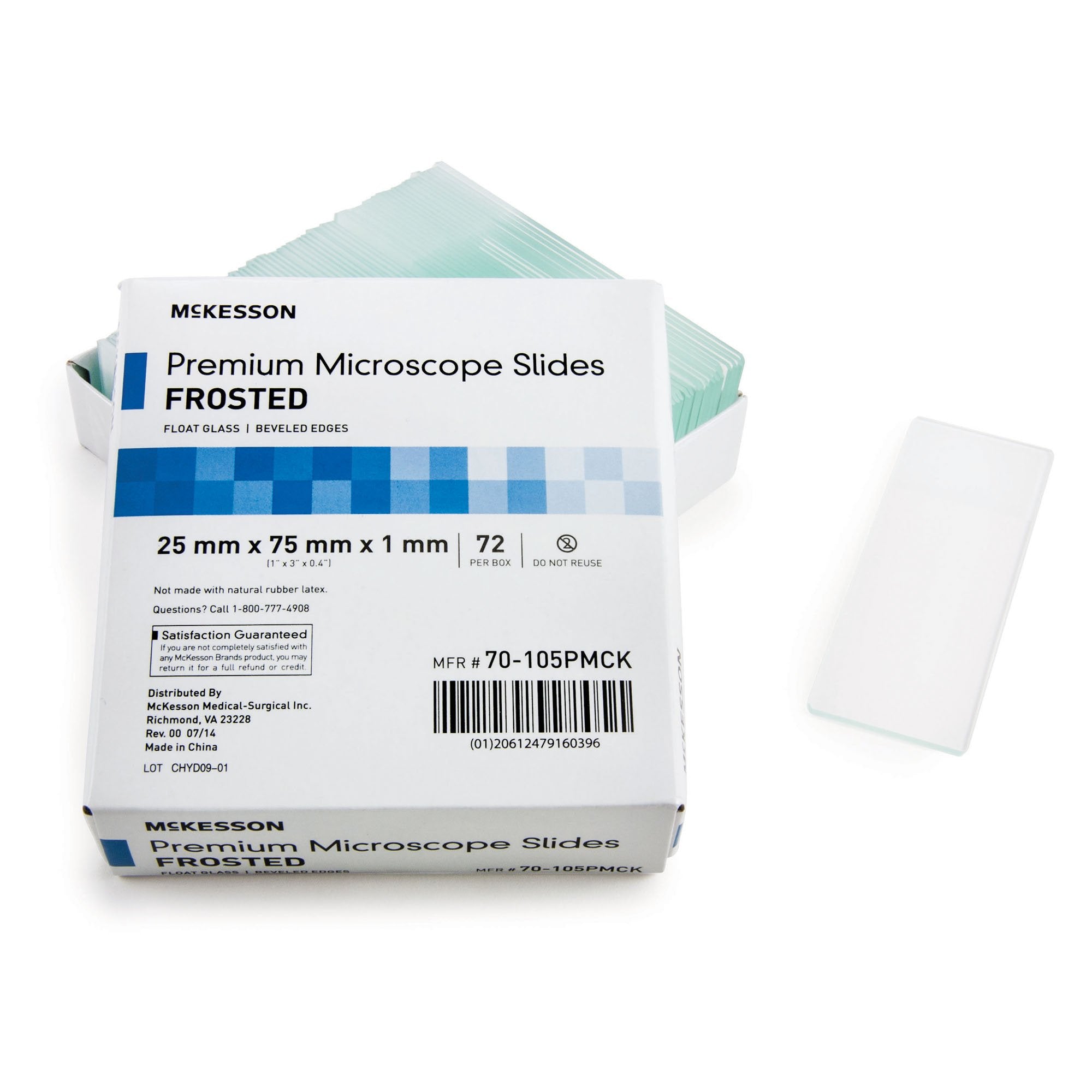 Lab & Scientific Supplies>Laboratory Glassware & Plasticware>Microscope Slides - McKesson - Wasatch Medical Supply