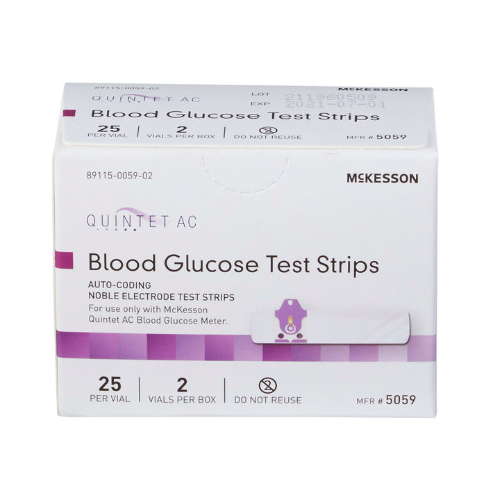 Diagnostic>Diabetes Supply>Glucose Meter Test Strips - McKesson - Wasatch Medical Supply