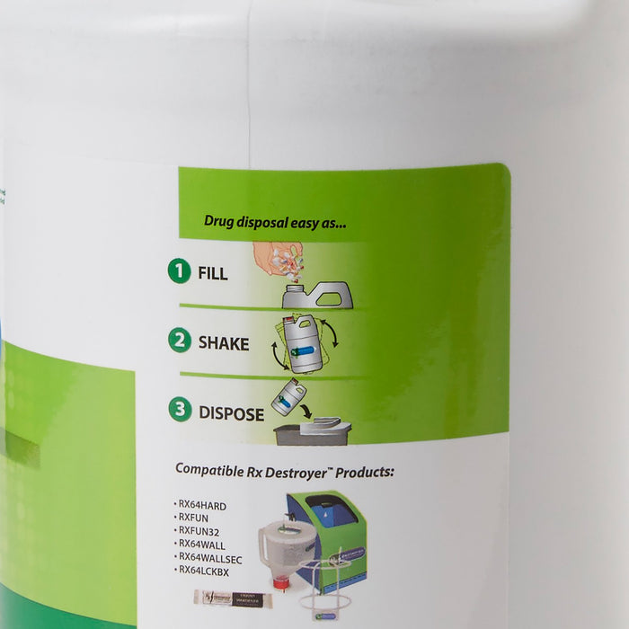 Rx Destroyer™ Pharmaceutical Disposal System, 64 oz. bottle