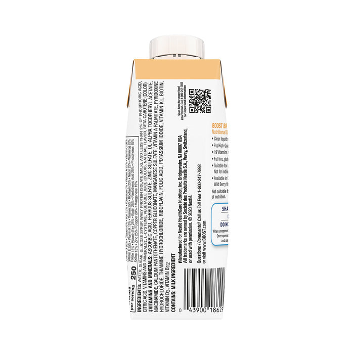 Boost Breeze® Orange Oral Supplement, 8 oz. Carton