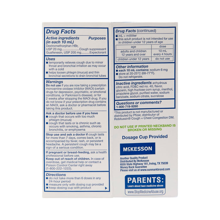 Health & Medicine>Cough & Cold Relief - McKesson - Wasatch Medical Supply