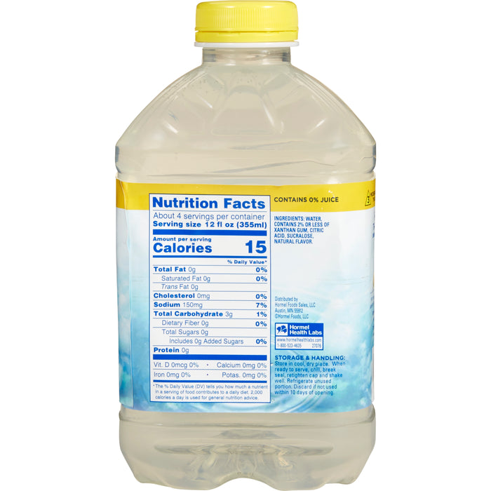 Thick & Easy® Hydrolyte® Honey Consistency Lemon Thickened Water, 46 oz. Bottle | Each(1) | 732818_EA