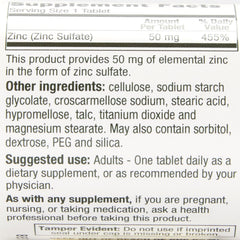 Vitamins & Minerals>Zinc Sulfate Supplements - McKesson - Wasatch Medical Supply