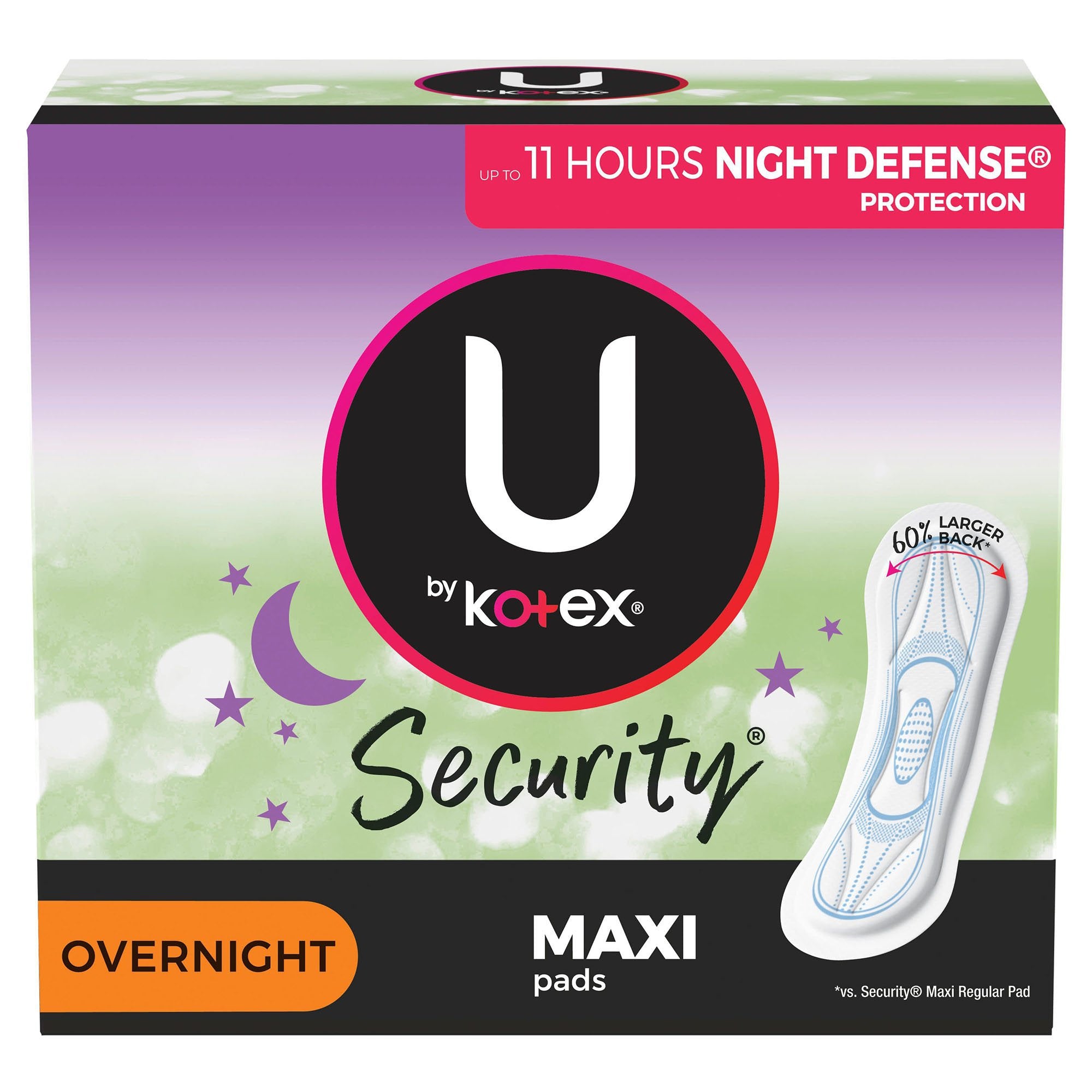 KC U by Kotex® Maxi Overnight Pad | Case-8 | 971266_CS