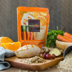 Real Food Blends™ Orange Chicken, Carrots & Brown Rice Tube Feeding Formula, 9.4 oz. Ready to Use Pouch