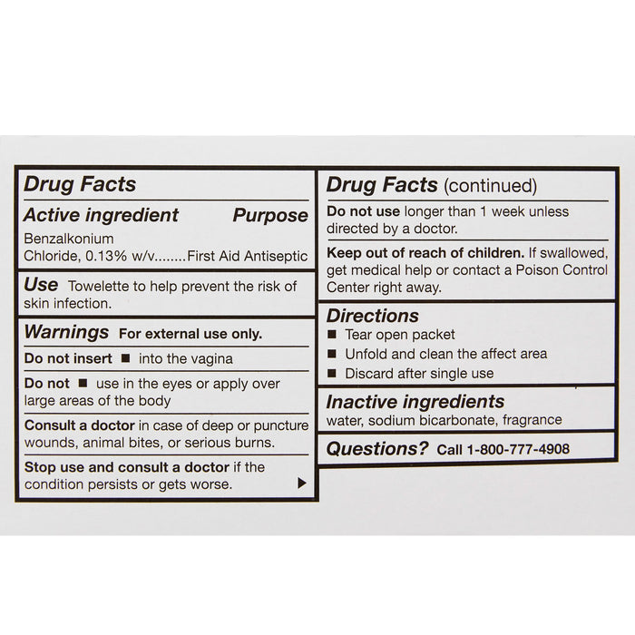 Incontinence>Perineal Cleansing & Care>Perineal Wipes - McKesson - Wasatch Medical Supply